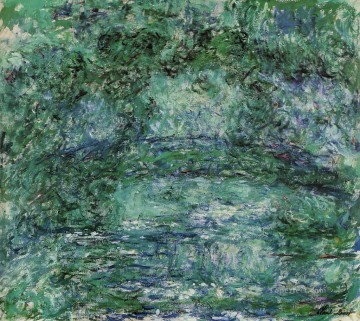 Flores Painting - El Puente Japonés VII Claude Monet Impresionismo Flores